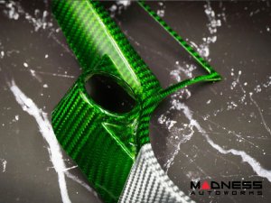 Alfa Romeo Stelvio Steering Wheel Trim - Carbon Fiber - Center Trim Piece - Italian Theme - QV Model